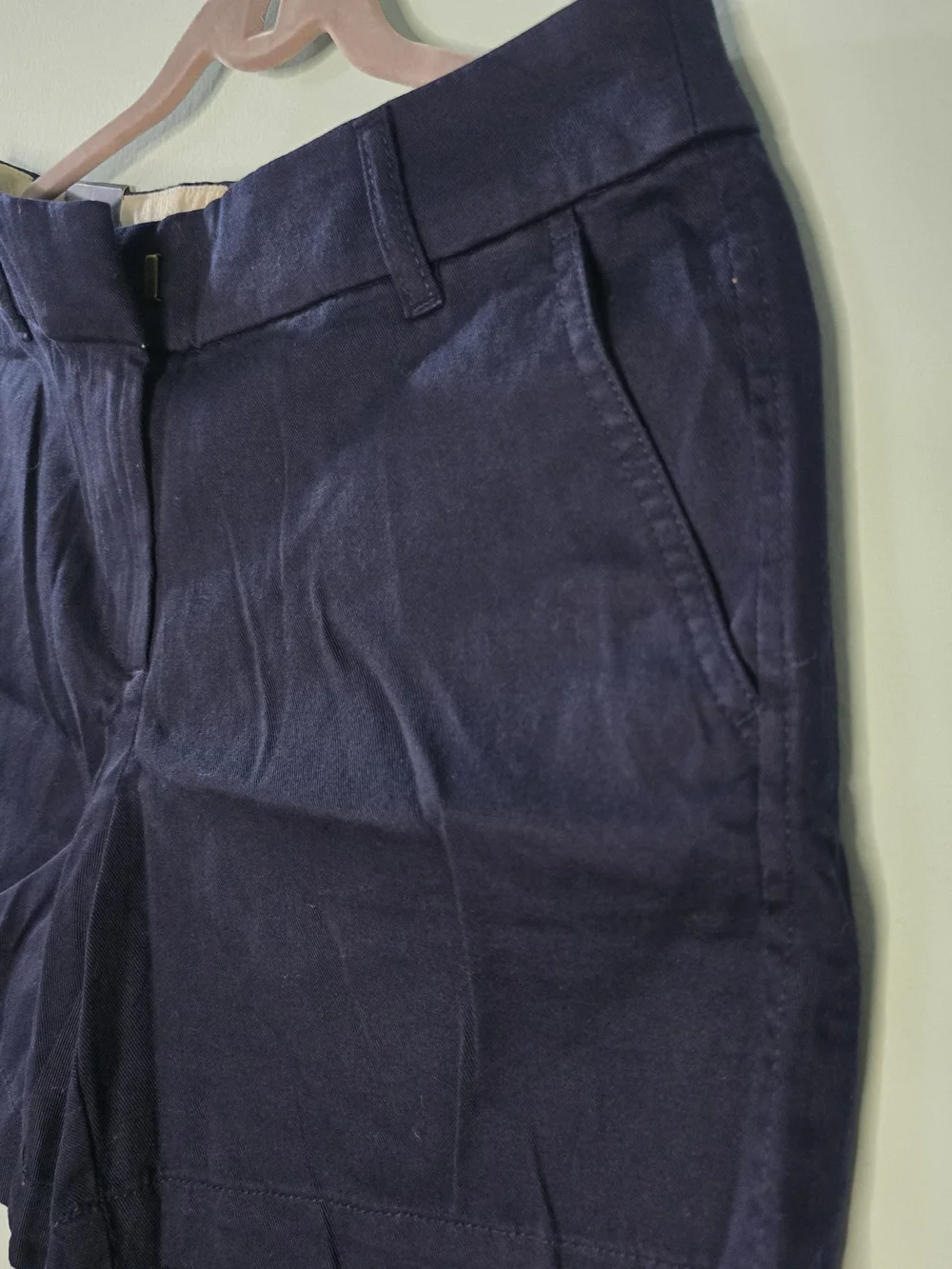 J.CREW Women’s Mid-Rise Navy Chino Shorts 5